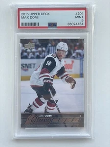 🍁 Max Domi 2015-16 Upper Deck Series 1 Young Guns #204 PSA 9  📈💎 ROOKIE 🍁 - Bild 1 von 2