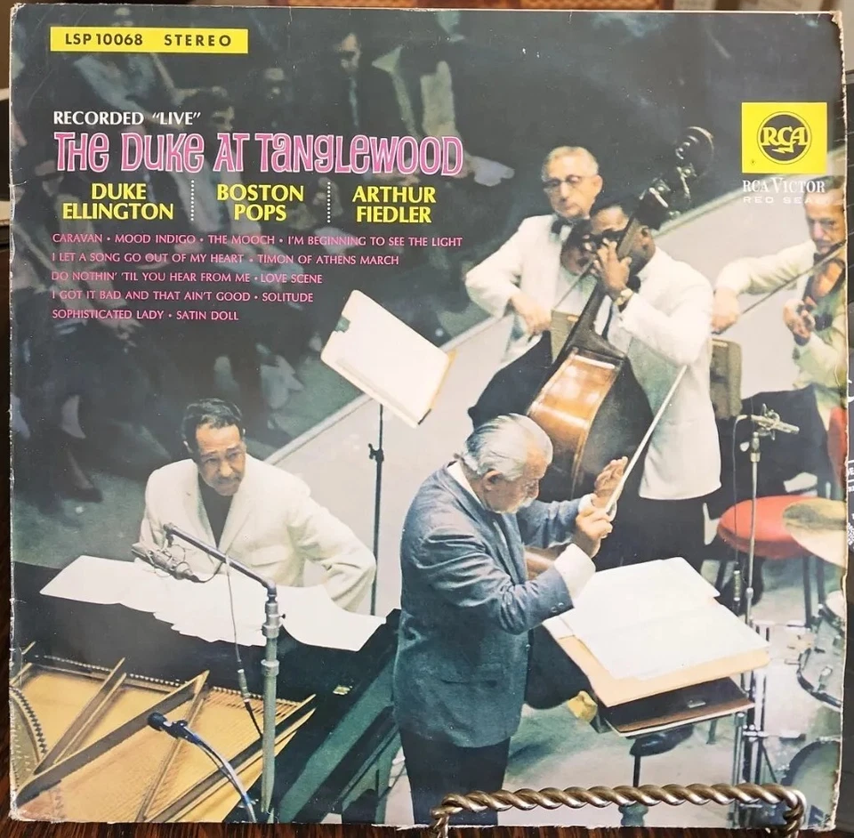 The Duke At Tanglewood RCA Victor VINYL Deep Groove German Press Ellington - Image 1 of 4
