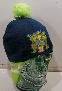 Youth Girls Beanie Teen-age mutant Ninja Turtles Snowboarding Ski Winter Hat - Picture 1 of 11