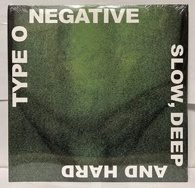Type O Negative - Slow Deep and Hard 2014, 1 of 1500, Translucent Green, SEALED - Image 1 of 2