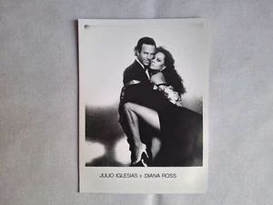 JULIO IGLESIAS DIANA ROSS  ORIGINAL PHOTO 24 X 18 LUCIDA FOTOGRAFIA ALL OF YOU - Picture 1 of 1