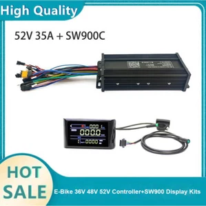 E-Bike 36V 48V 52V 35A 750W-1500W Sine Ware Controller+SW900 Colorful Display SE - Picture 1 of 22