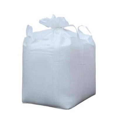 Borsa FIBC Bulk Super Ton resistente 2200 libbre 35x35x43 borsone superiore e fondo piatto - Immagine 1 di 4
