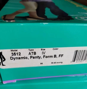 Juzo Kompressionsstrümpfe Form B FF 30-40mmhg Closed Toe Tights Gr. IV ATB - Bild 1 von 6