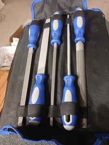 Westward 10Z756 Hand File Set, Bastard/Smooth, 8 In L, 5 Pc - NEW - Picture 1 of 2