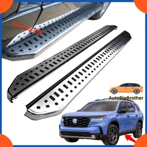 Fits for Honda pilot 2023 2024 2Pcs Running Boards Side Steps Pedals Nerf Bar - Picture 1 of 12