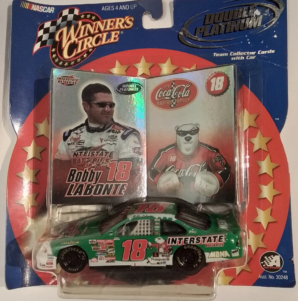 Winners Circle Double Platinum Bobby Labonte  Collector Cards Car  - Image 1 of 1