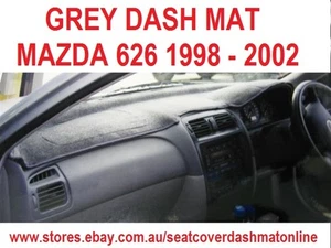 DASH MAT, DASHMAT, DASHBOARD COVER FIT MAZDA 626 1998 - 2002, GREY PASSENGER A/B - Picture 1 of 3