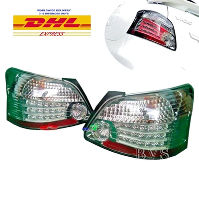 LED Tail Body Light Rear Lamp Smoke Pair For 2007-2012 Vios Yaris Sedan Belta - Imagem 1 de 4