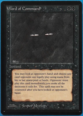 Word of Command Beta NM (Reserved List MTG Magic Card) (498977) ABUGames - Image 1 of 2