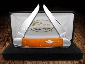 Case xx Knives Muskrat Smooth Orange Bone 12515 1/500 Stainless Pocket Knife - Picture 1 of 4