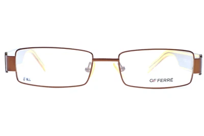 Gafas Gianfranco Ferre FF18602 Bronce Metal Lujo Italia 52-17-137 mm Foto 1 de 4