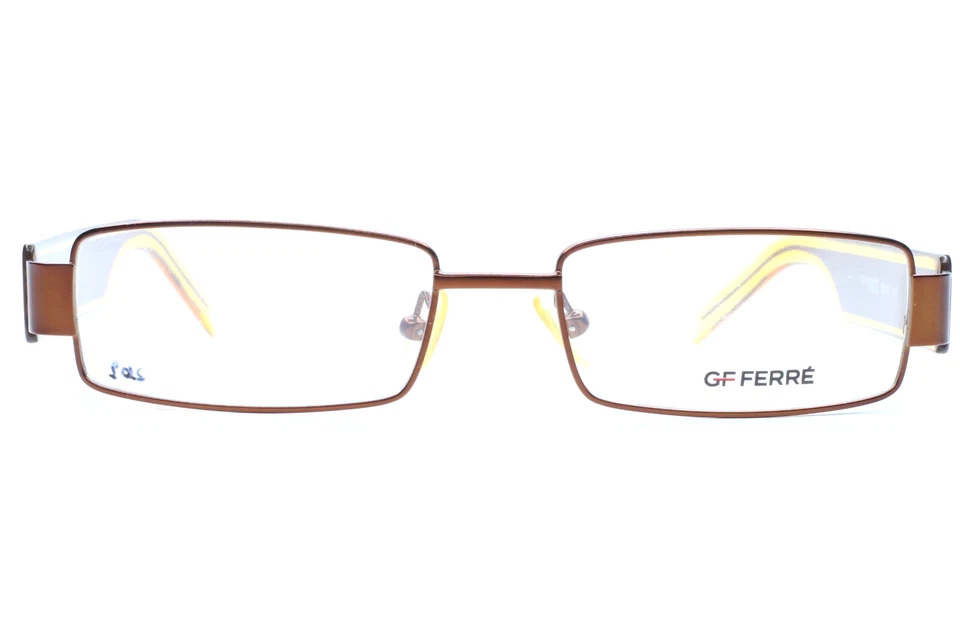 Gafas Gianfranco Ferre FF18602 Bronce Metal Lujo Italia 52-17-137 mm Foto 1 de 4