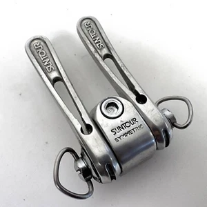 Vintage SUNTOUR Symmetric Top Mount Down Tube Friction Shifters LD-2300 - Picture 1 of 5