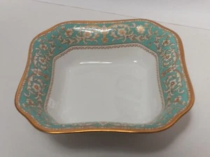 Rare Spode Renaissance bone china 9" sq vegetable serving bowl, vtg England EUC - Picture 1 of 6