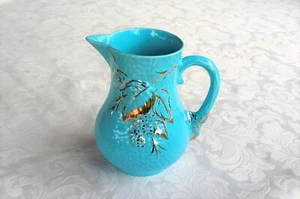 WADE CERAMICS TORQUOISE CERAMIC JUG ENGLAND - Bild 1 von 9