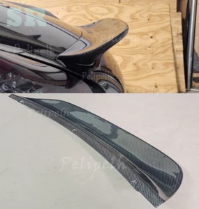 Fits For Porsche 2006-2012 Boxster 987 Real Carbon Fiber Rear Wing Trunk Spoiler - Picture 1 of 12