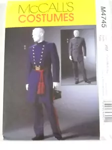 Civil War Uniform Historic Costume Men's size Sm-Lg McCalls 4745 SewingPattern* - Picture 1 of 2