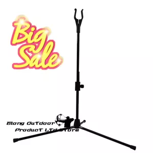 1X Bogenständer Bogenschießen Recurvebogenhalter für Jagd Schießen Outdoor Sport schwarz - Bild 1 von 6