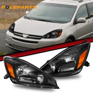 Nuevo par de faros delanteros para Toyota Sienna 2004-2005 CE LE XLE izquierda y derecha - Imagen 1 de 10