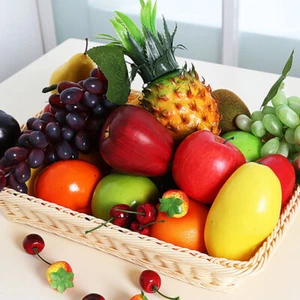 Lifelike Artificial Fruits Plastic Vegetables Ornaments Props Home Decoration - Picture 1 of 34