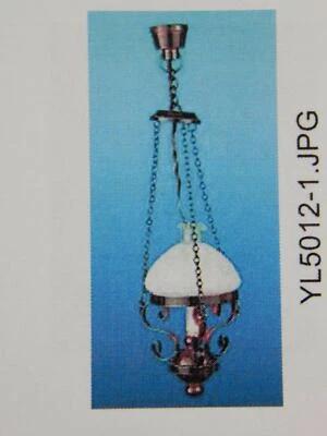 Heidi Ott #YL5012-1 Dollhouse Miniature Light 1:12 Scale Hanging  Lamp  - Image 1 of 3