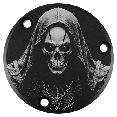 Yamaha XVS 1100 Drag Star + Classic → Motordeckel schwarz - Reaper 02 - Bild 1 von 2