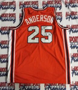 Nick Anderson Authentic Signed Pro Style Jersey with Inscription Autographed JSA - Picture 1 of 6