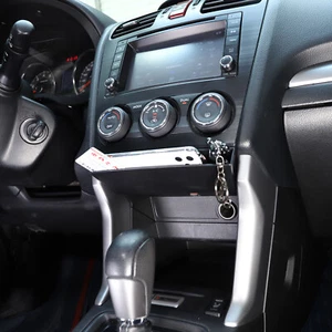 Center Control Armrest Storage Box ABS Organizer Tray For Subaru Forester 13-18 - Picture 1 of 21