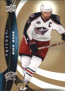 2009-10 Upper Deck Trilogy Blue Jackets Hockey Card #61 Rick Nash