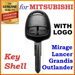 For Mitsubishi Lancer/Outlander/Mirage/Grandis Remote Key Shell Case 2 Buttons - Picture 1 of 10