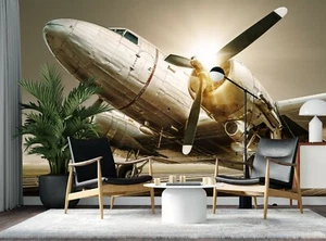 Airpalne Wall Mural Photo Wallpaper Wall Decor Giant Paper Poster Aircraft Plane - Picture 1 of 6