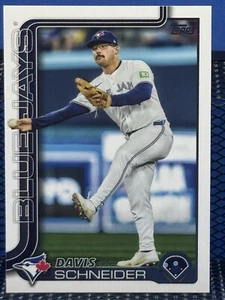 2025 Topps Series One DAVIS SCHNEIDER Toronto Blue Jays Base 342 - Bild 1 von 2