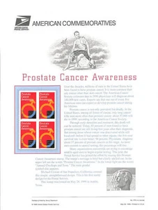 #572 33c Prostate Cancer #3315 - USPS Stamp Panel - Picture 1 of 1