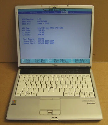 Fujitsu Lifebook S7110 WB2 14.1" Laptop Intel Core 2 Duo T7200 2GHz 2GB RAM DVD - Image 1 of 4