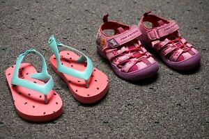 Paw Patrol and Old Navy Toddler Girls - Sandals + Flip-Flops - Size 6
