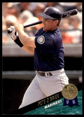 1993 Leaf #412 Pete O'Brien - Image 1 of 2
