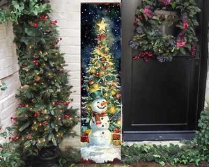 48in Snowman Christmas Porch Sign - Christmas Decoration | Christmas Entryway De - Picture 1 of 9