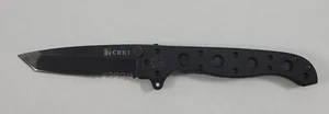 CRKT M16-10KZ Carson Design Tanto Combo Edge Frame Lock Black Pocket Knife - Picture 1 of 10