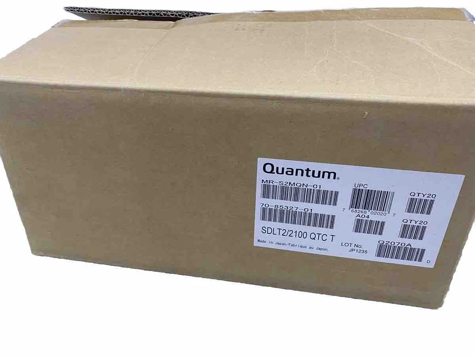 20 Pack NEW Quantum MR-S2MQN-01 Super DLTtape II 300/600GB Data Tape cartridge - Image 1 of 4
