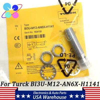 NEW Proximity Switch Sensor For Turck BI3U-M12-AN6X-H1141 1634150 10-30V 200mA