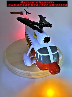 2010 Hasbro TONKA Fire Department Rescue Vehicle Helicopter # 04955 TESTED WORKS - Image 1 of 4