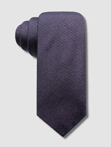 $56 Alfani Mens Purple Polka Dot Silk Dress Tie Skinny Classic Necktie 58 X 2.75 - Picture 1 of 1