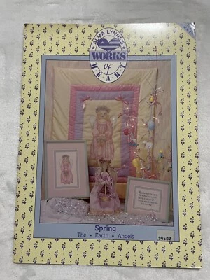 Alma Lynnes Works of Heart Earth Angels Spring Cross stitch Leaflet ALX-77 Chart - Image 1 of 3