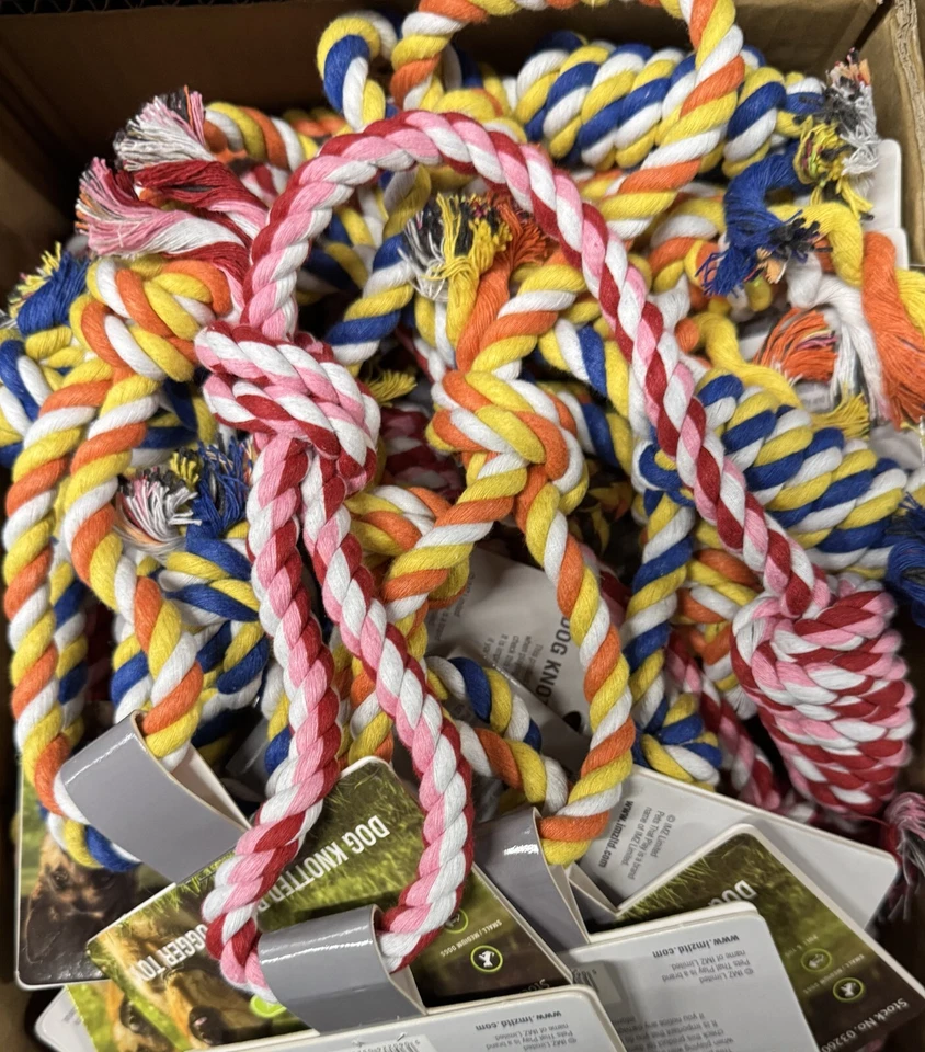 Dog Rope Toy Medium Rope Toys for Medium & SmallDogs Teeth Cleaning Tug Dog Play - Image 1 of 1