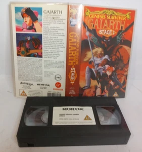 * Genesis survivor Gaiarth stage 1 Anime manga pal vhs video tape 45 mins 1994 - Imagen 1 de 2