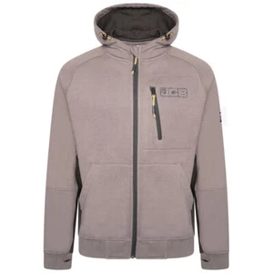 Sudadera JCB con cremallera para hombre comercio trabajo sudadera con capucha cremallera completa - Imagen 1 de 7