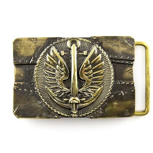 Ukrainische Marines Gürtelschnalle, handgefertigt ukrainische Marineinfanterie Korps solide br - Bild 1 von 23