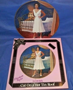 ELIZABETH TAYLOR PLATE Cat on a Hot Tin Roof LE Edición Limitada en Caja con Certificado de Autenticidad. - Imagen 1 de 5
