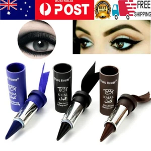 Long-Lasting Waterproof Black Eyeliner Kajal-Eye Shimmer - Picture 1 of 14